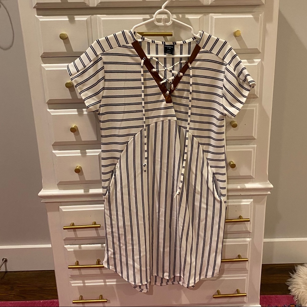 Lace up dress